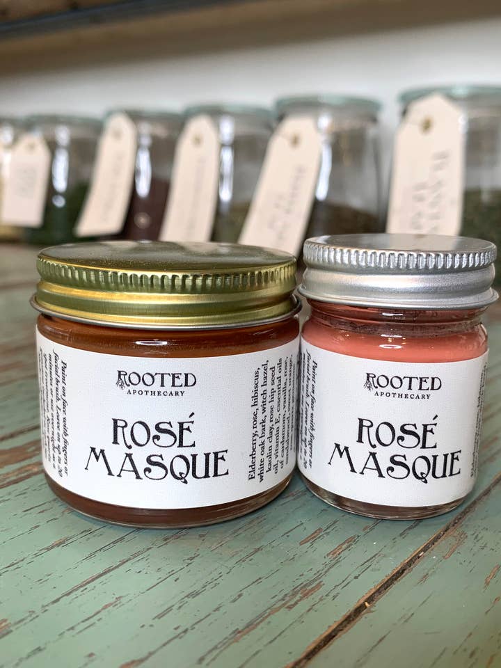 Rosé Masque for wholesale by Rooted Apothecary