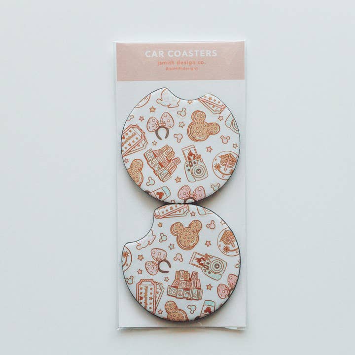 Car Coaster Small World Magic | Car Accessories for wholesale by jsmith design co.