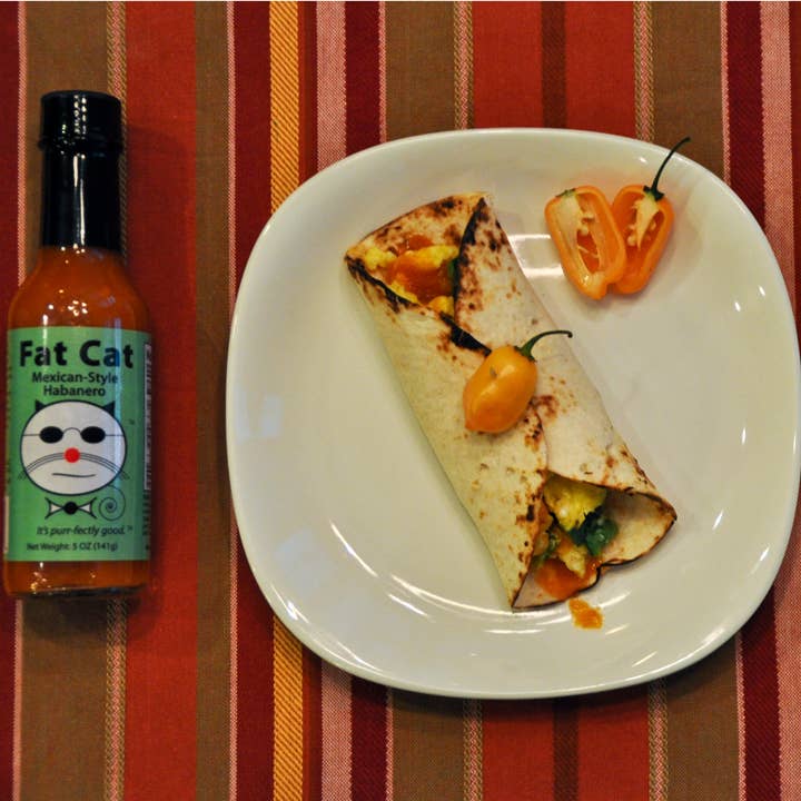 Fat Cat - Wholesale Hot Sauce - Mexican-Style Habanero Hot Sauce (1/2 Case - 6 ct)1