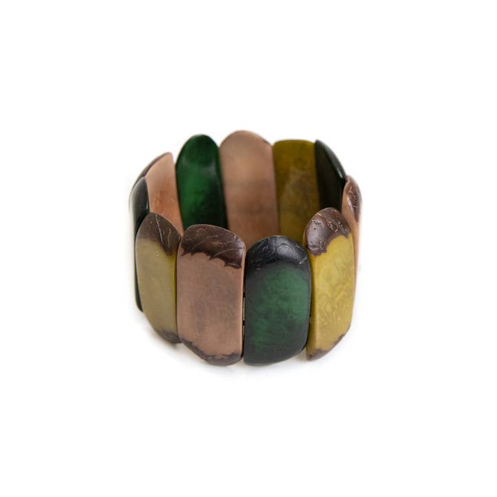 Organic Tagua Jewelry - Wholesale Bangle Bracelet - Pisa Bracelet3