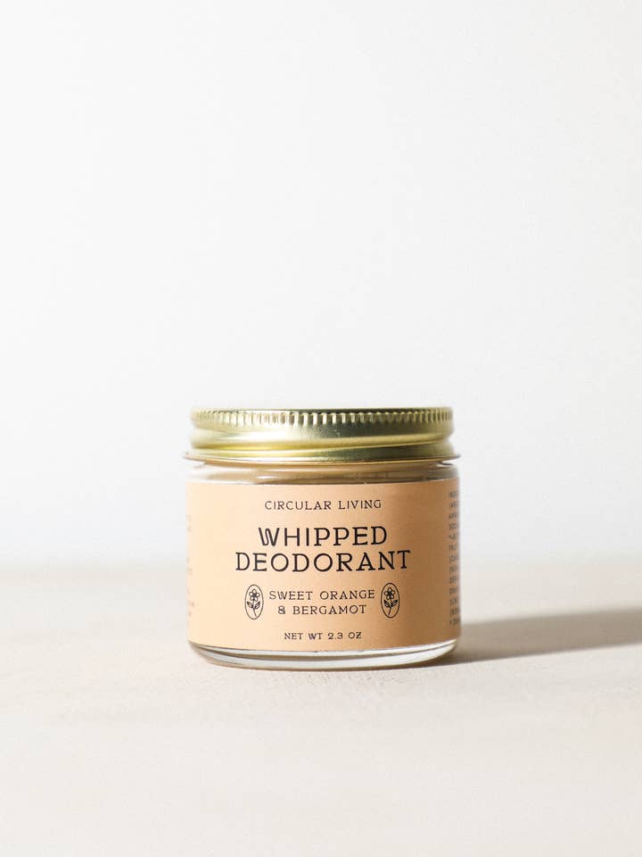 Whipped Deodorant, Sweet Orange & Bergamot for wholesale by Circular Living