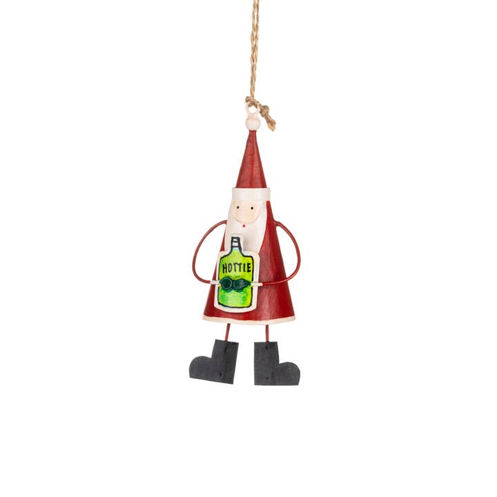 Shoeless Joe Ltd – wholesale Ornament – Hot Water Bottle Santa