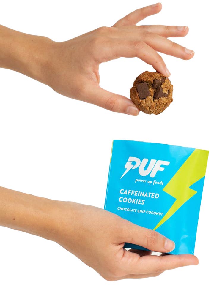 Caffeinated Chocolate Chip Cookies for wholesale by Power Up Foods