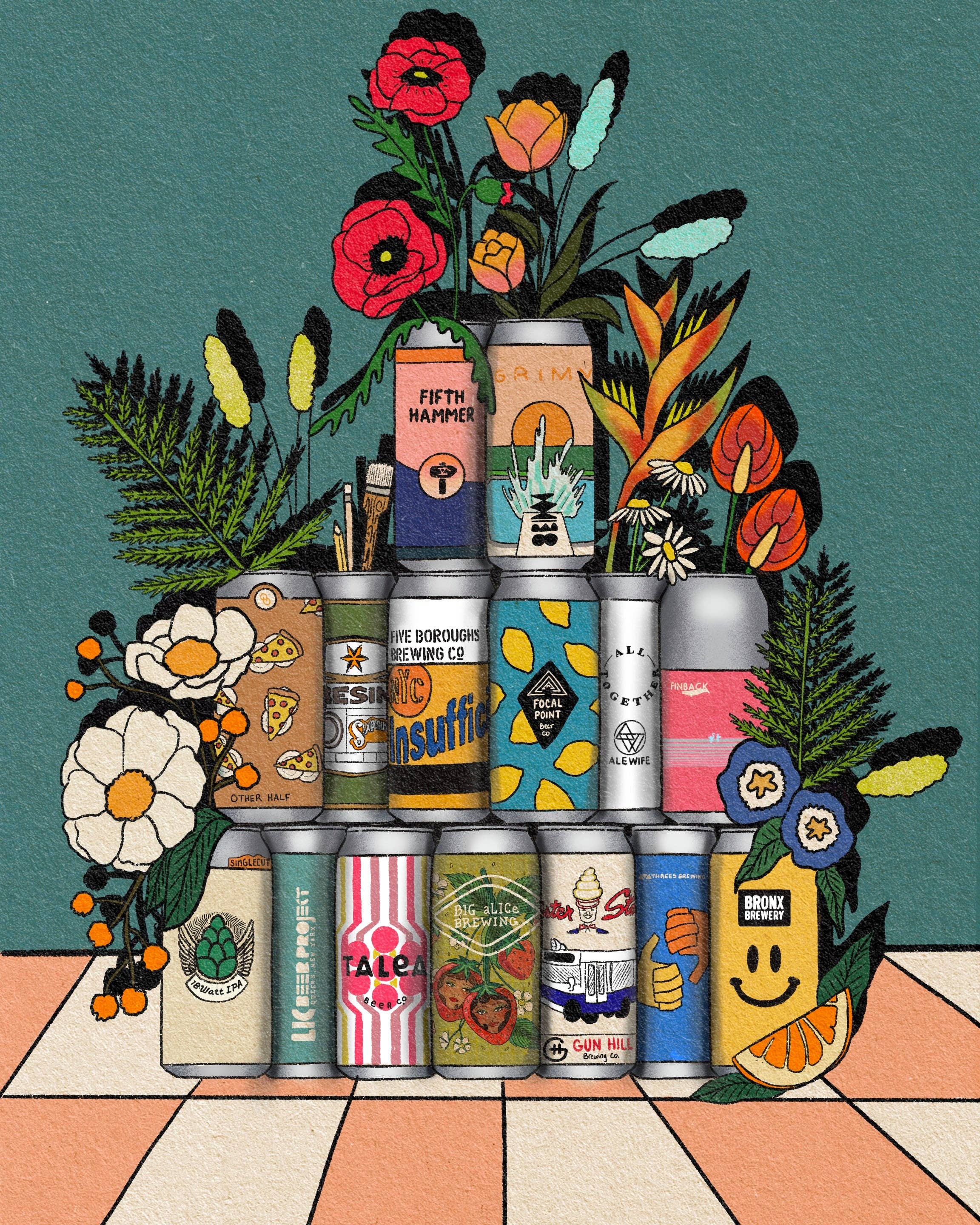 Almonte Studio LLC - Wholesale Art Print - W-AP-BON1