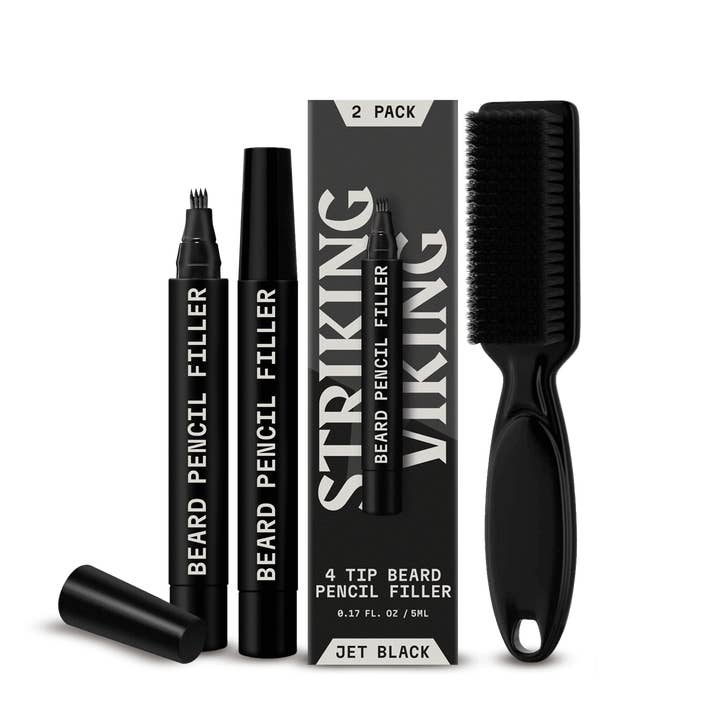 Beard Filler Pen (2 Pack) – Waterproof Beard Pen for Filling Gaps & Covering Patches for wholesale by Striking Viking