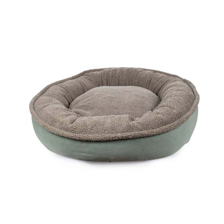 Carolina Pet Company - Wholesale Pet Bed - Dog - Microfiber and Tipped Berber Round Comfy Cup Dog Bed8