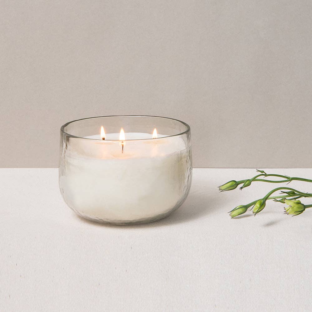 The Collective - Wholesale Jar/Filled Candle - Pebbled Triple-Wick Candle Bowl1
