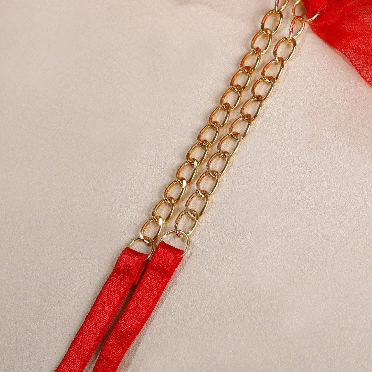 Sweetkama - Venta al por mayor Conjunto de lencería - Mujer - Conjunto de Lencería de 3 Piezas con Encaje Floral y Malla de Lunares para Damas SKLG408524