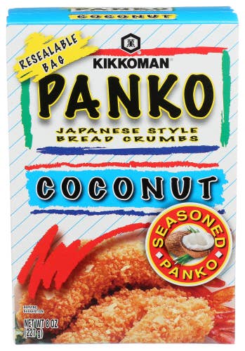 KeHE Distributors, LLC - Wholesale Bread Mix - Kikkoman Panko Coconut Japanese Style Bread Crumbs, 8 oz