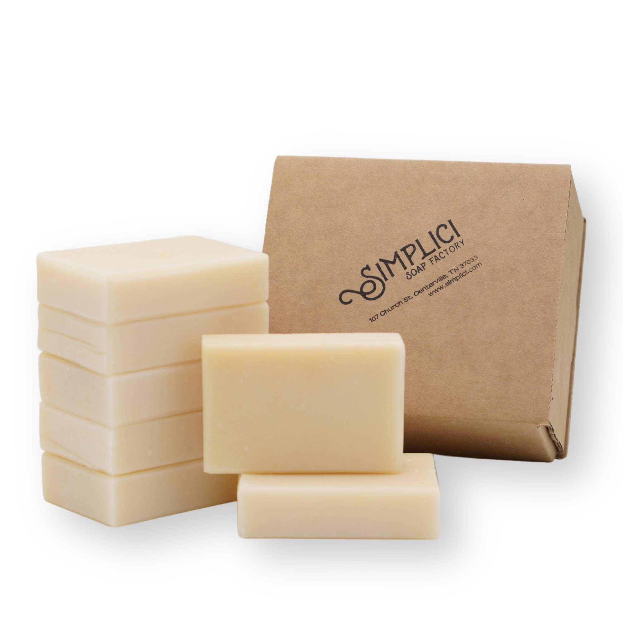 Simplici Soap Factory - Wholesale Bar Soap - SIMPLICI Simply Lye Soap, Natural Unscented Bar 7
