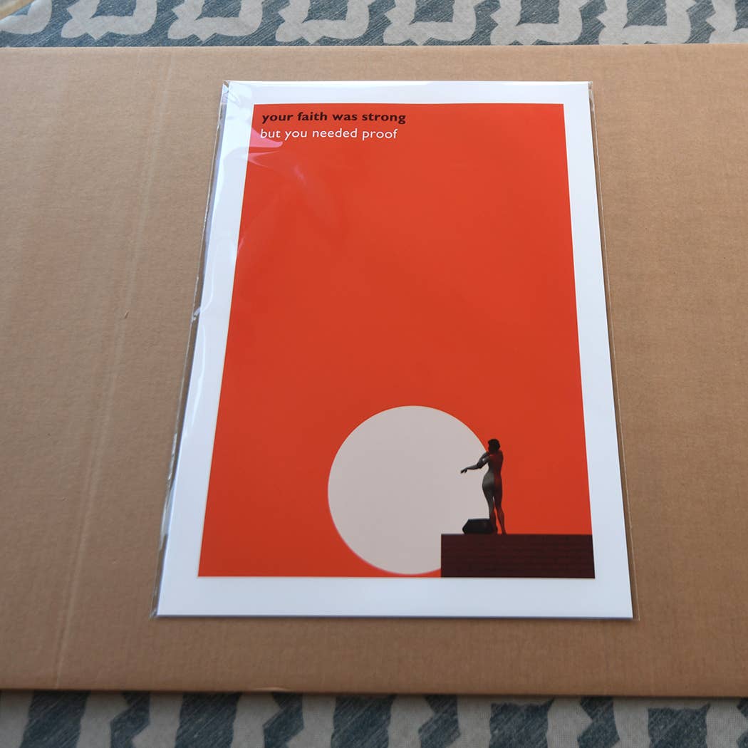 Indieprints - Wholesale Art Print - Hallelujah, Leonard Cohen inspired art print0