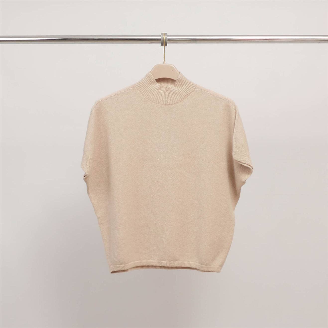 Cecile Wang - Wholesale Knit Sweater - Women's - Sleeveless high-neck top YF5703313