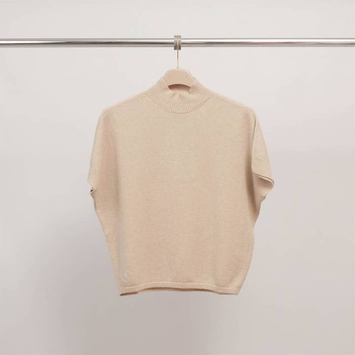 Cecile Wang - Wholesale Knit Sweater - Women's - Sleeveless high-neck top YF5703313