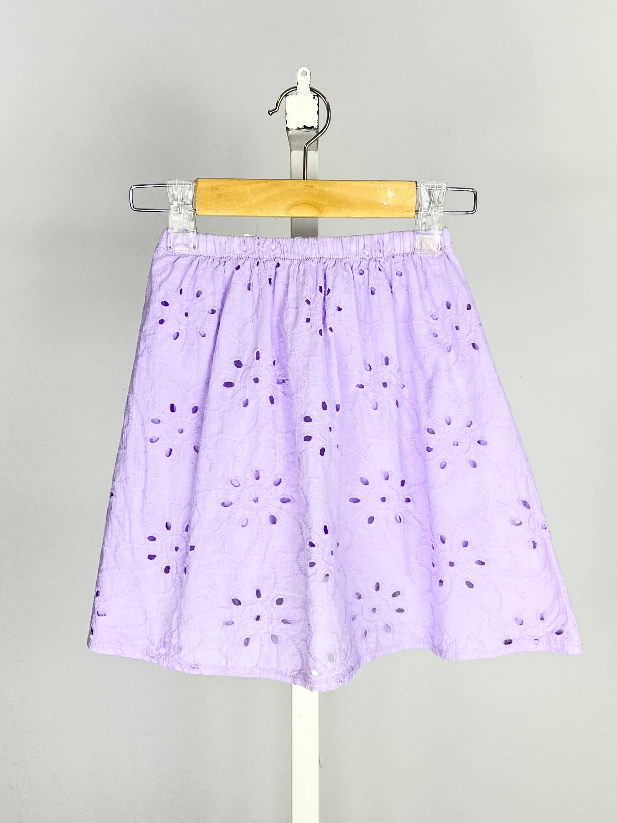 MINI MIGNON PARIS – wholesale Skirt – Kids – English embroidery cotton skirt for girls0