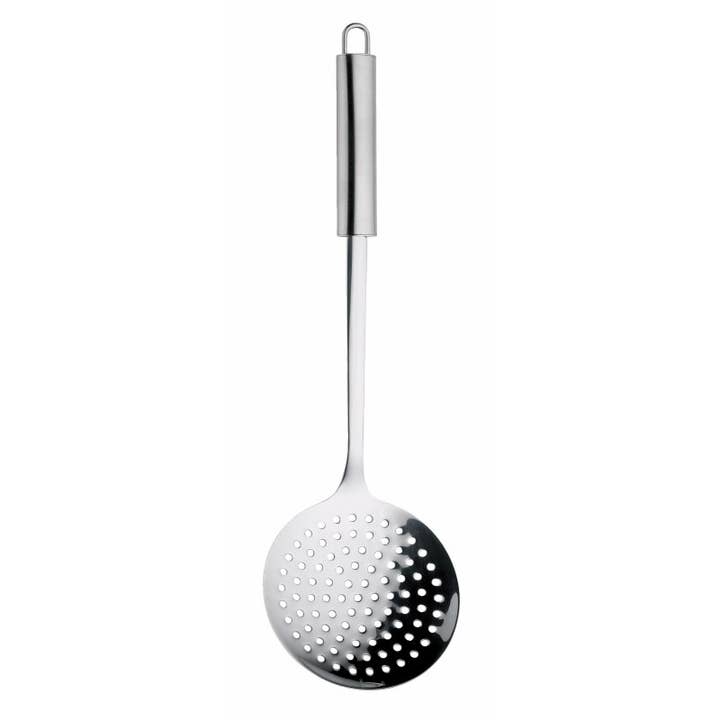 ELLISSE Skimmer Ø 11 cm, perforated serving spoon for wholesale by Pintinox