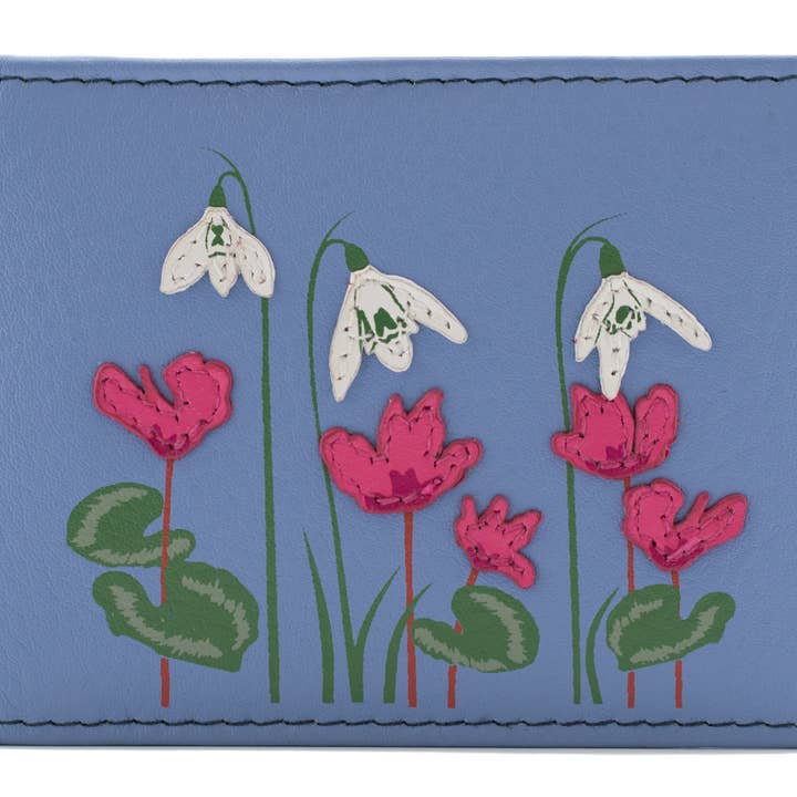 Porte-cartes et porte-identité en cuir Snowdrop - 37 626 pour la vente par Mala Leather