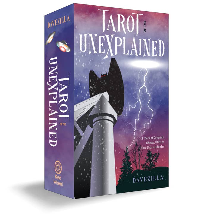 Red Wheel/Weiser LLC - Wholesale Tarot Cards - Tarot of the Unexplained: 78 Cards & 96 pgs.Cryptids, Ghosts