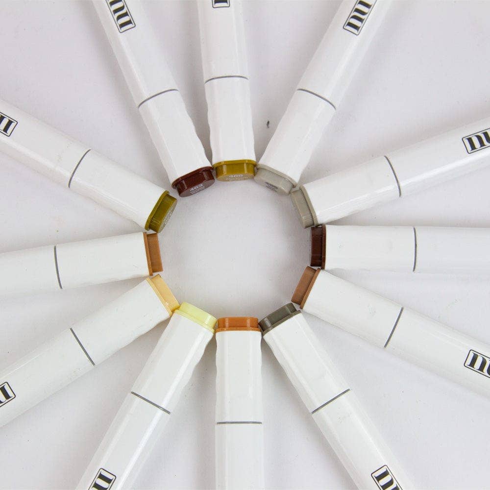 Tonic Studios – wholesale Marker – Nuvo - Marker Pen Collection - Earth Tones - 12 Pack - 528n2