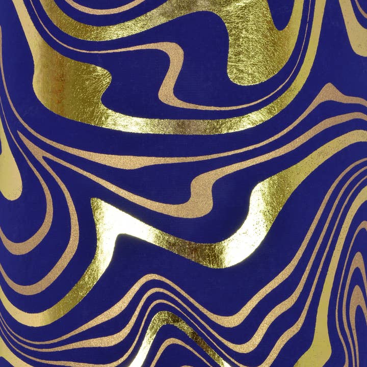 Marble Navy Gold/Gold Foil for wholesale by MIDORI Inc.