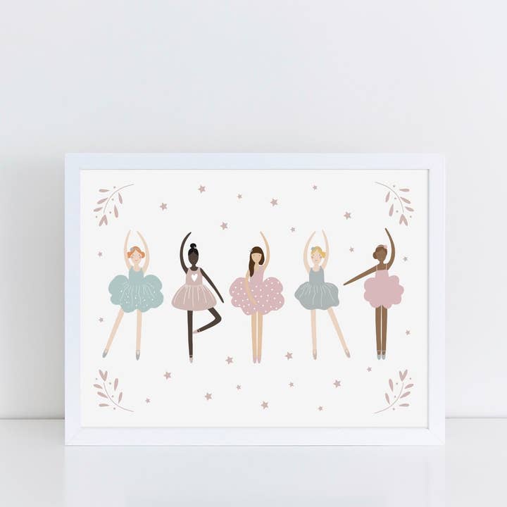 Ballerinas Print - Landscape for wholesale by The Little Jones