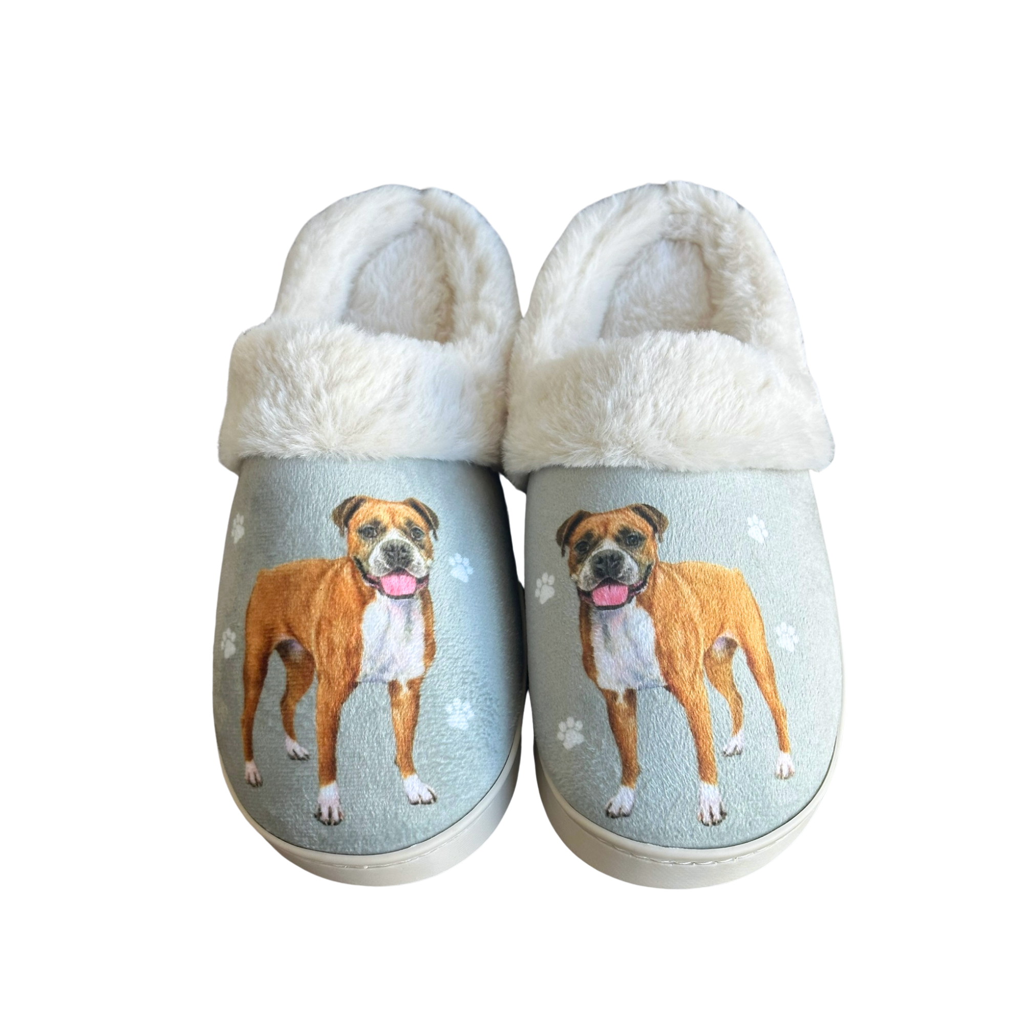 E&S Pets - Wholesale Slippers - Unisex - Boxer Snuggs Slipper - Comfy - Pet lovers0
