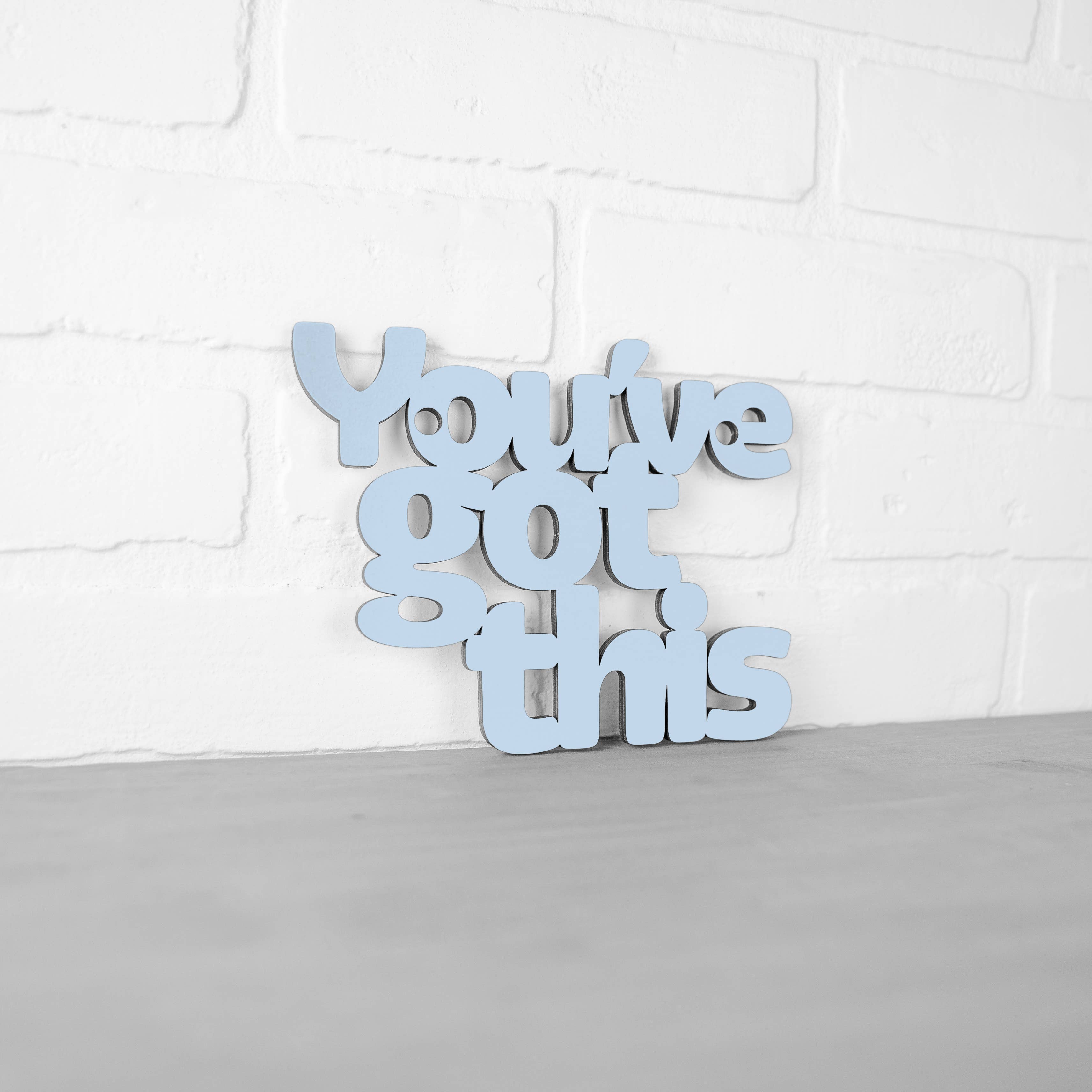 Spunky Fluff - Wholesale Wall Sign - You've Got This Inspirational Wood Wall Sign6