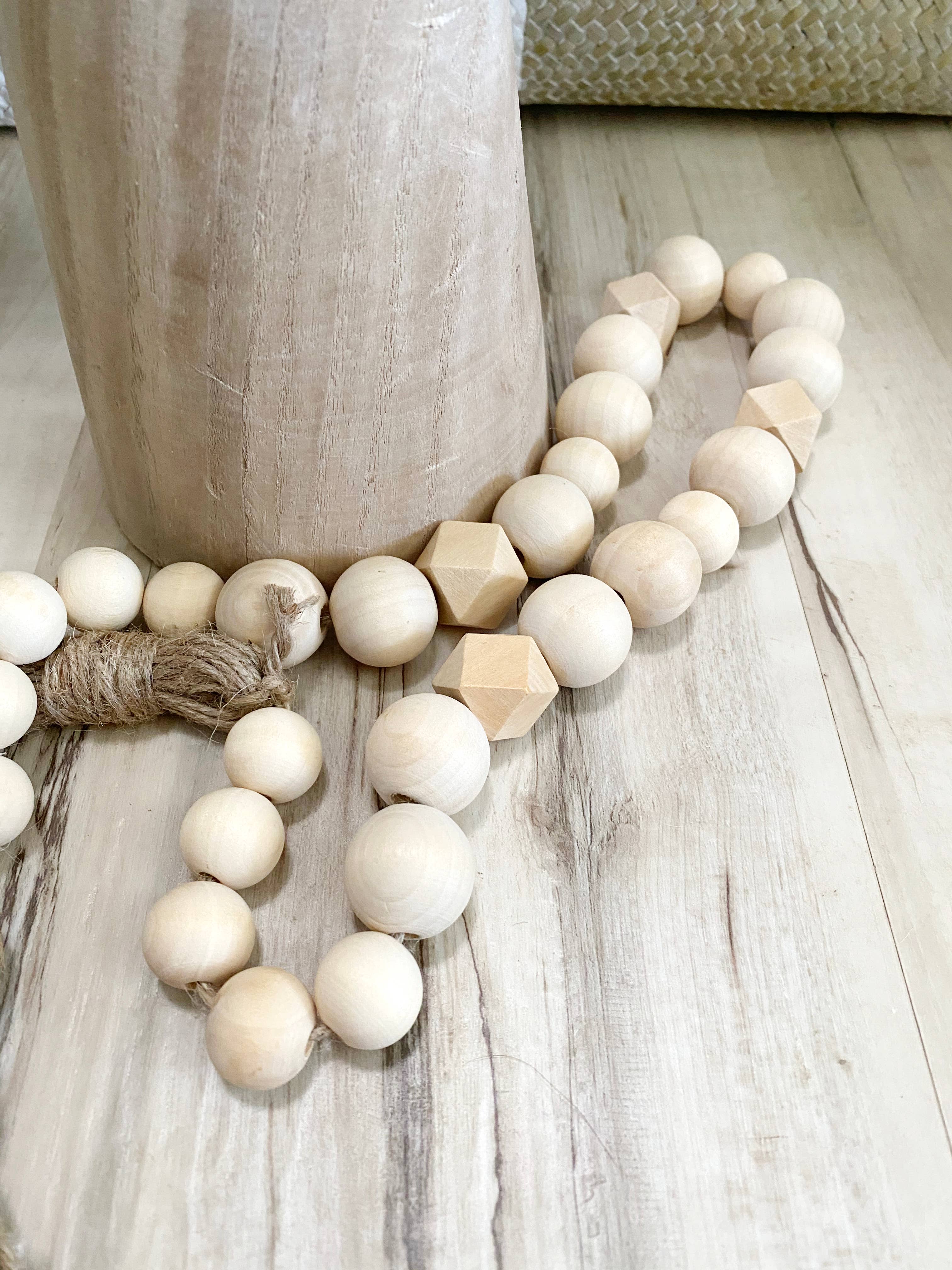 Simply Styled Art - Wholesale Bunting/Garland - Geometric Wood Bead Garland12