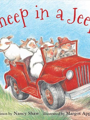 Sheep in a Jeep Board Book : Nancy E. Shaw for wholesale by HarperCollins
