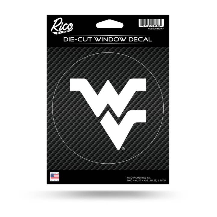West Virginia Carbon Die Cut Vinyl Decal for wholesale by Rico Industries