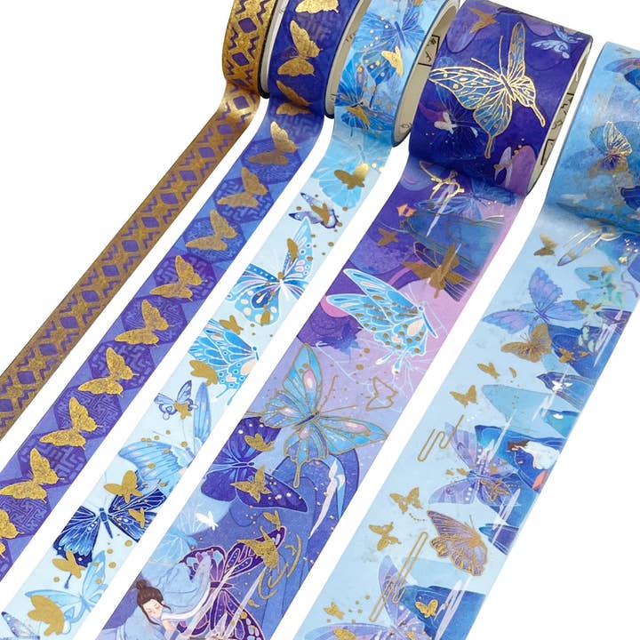 Wrapables.com - Wholesale Washi Tape - Wrapables Decorative Gold Foil Washi Tape and Sticker Set81