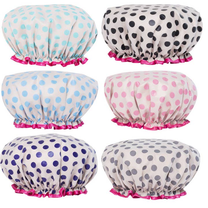 Ole - Wholesale Showercap - Dotted Shower Caps MIS06865
