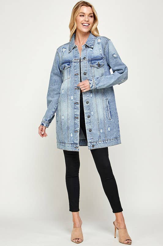 patrol jeans - Wholesale Denim Jacket - Women's - Women's Denim Jacket with Distressed (OPEN PACK)8