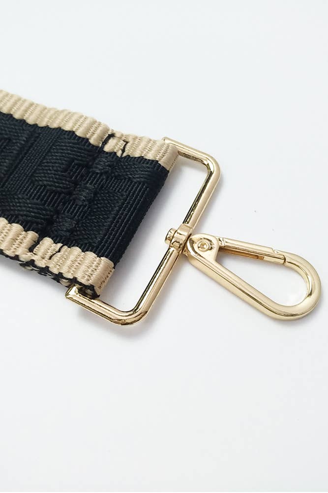 Hana - Vente Sangle pour sac – femme - Sangle pour sac à motif géométrique16