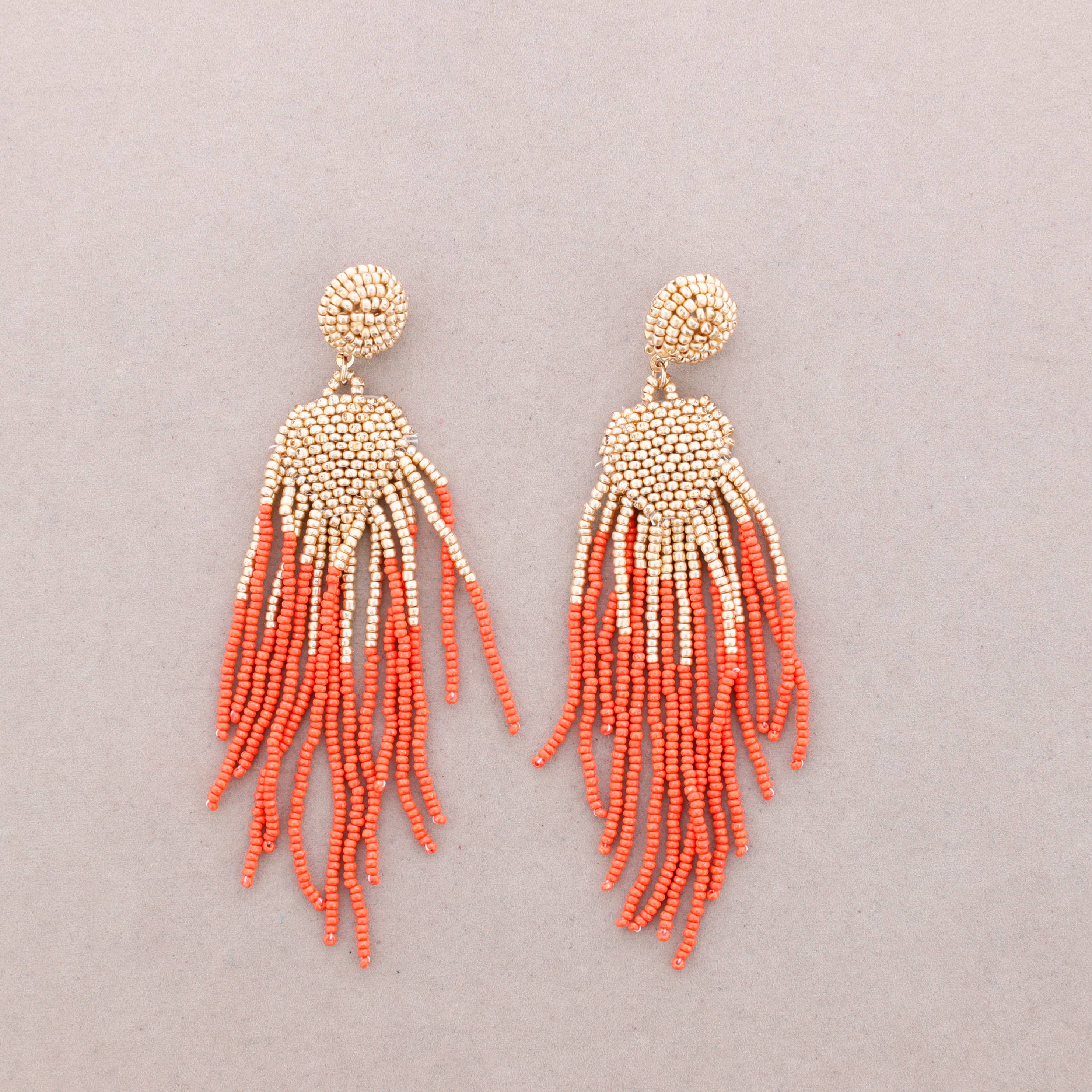 Sonata - Wholesale Snap Jewelry - Ethnic Beaded Earrings1