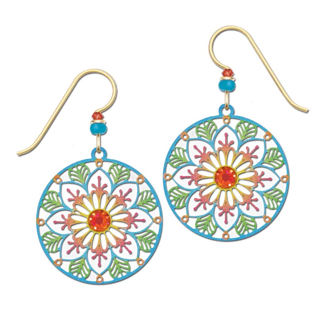 Left Hand Studios - Wholesale Dangle Earrings - Colorful Mandala0