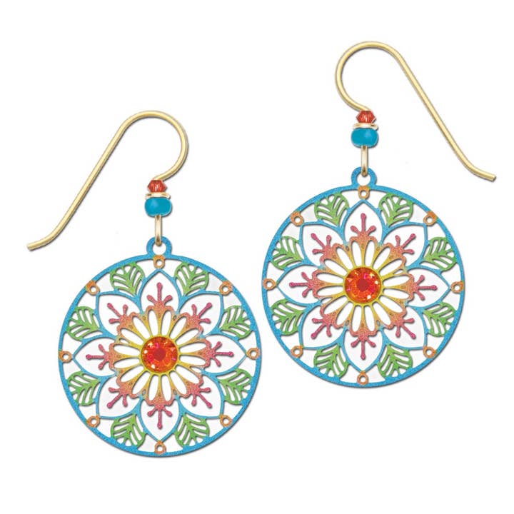 Left Hand Studios - Wholesale Dangle Earrings - Colorful Mandala
