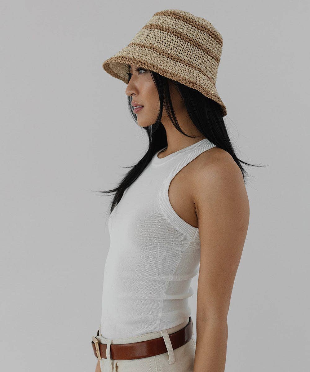 Gigi Pip - Wholesale Bucket Hat - Women's - Sal Crochet Bucket Hat12