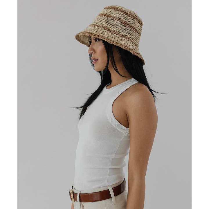 Gigi Pip - Wholesale Bucket Hat - Women's - Sal Crochet Bucket Hat12
