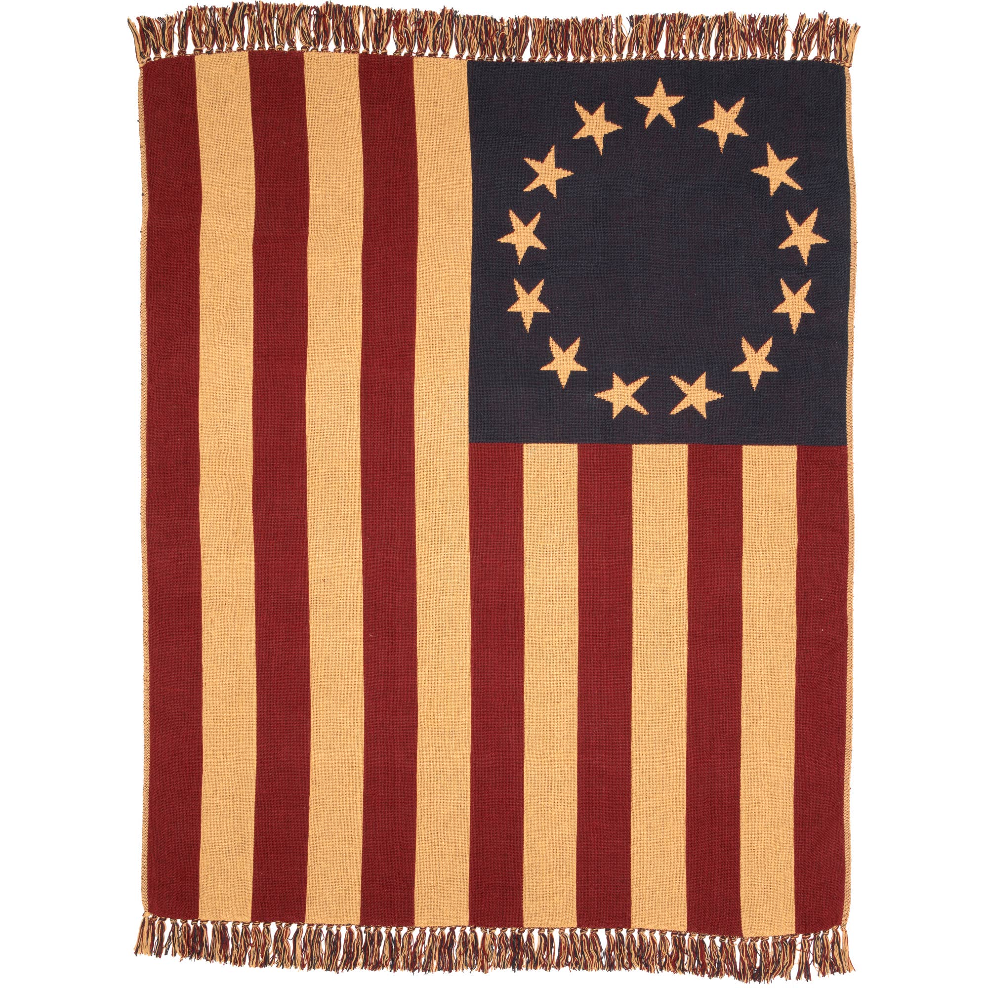 VHC Brands - Wholesale Throw Blanket - Old Glory Throw Woven 50x602
