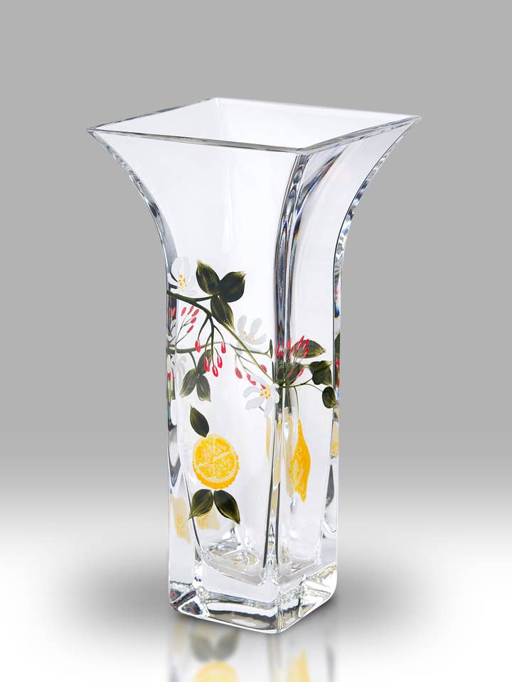 Lemon Grove 22,5 cm Flared Vase - 2287-22 for engroshandel hos Nobile Glassware Ltd.
