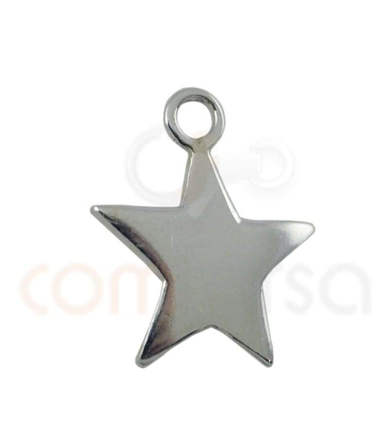 COM FORSA SL - Wholesale Individual Charm/Pendant - Sterling silver 925 star pendant  10.5 mm0