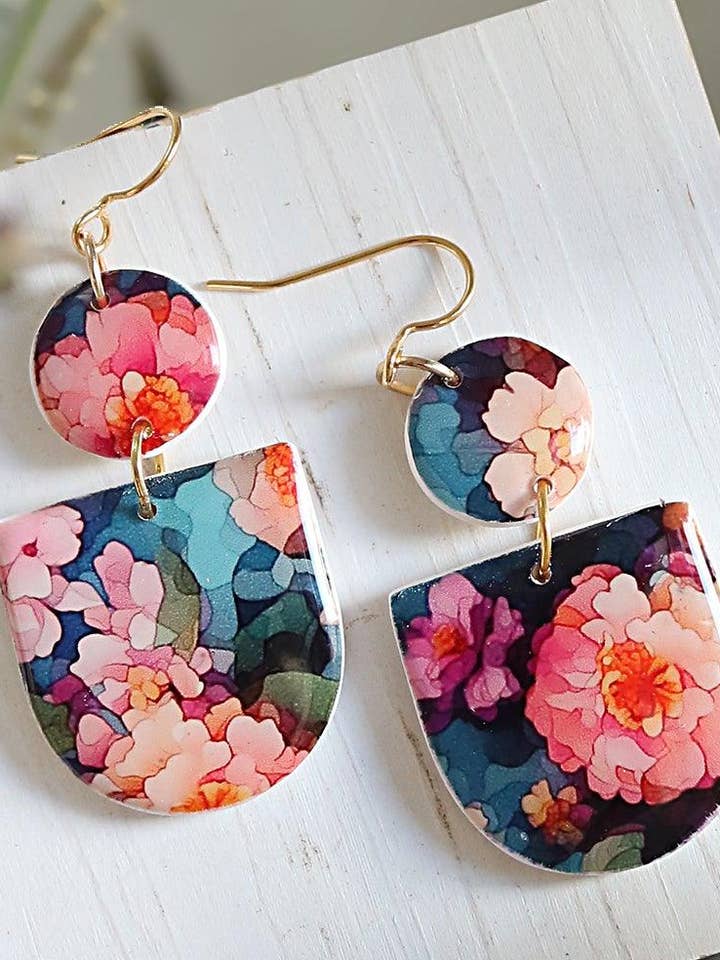 Meadow Polymer Clay Earrings for wholesale by Petal & Posy