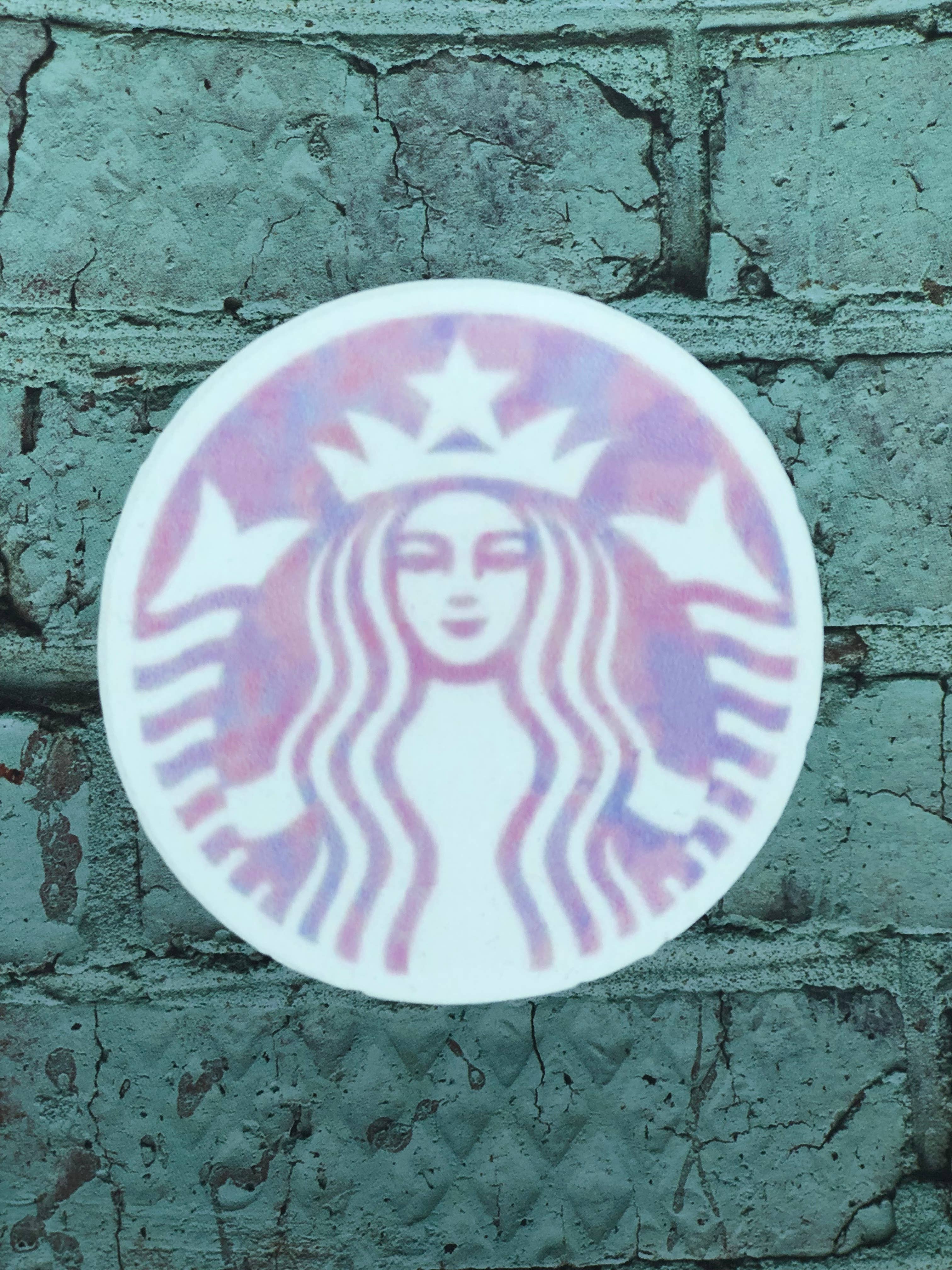 Stationary Bliss - Venta al por mayor Pegatina - Pegatina de vinilo rosa con el logotipo de