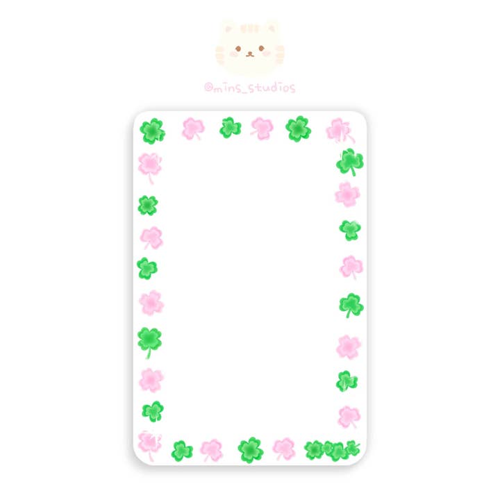 Lucky Clover Deco Frame for wholesale by Mins Studios