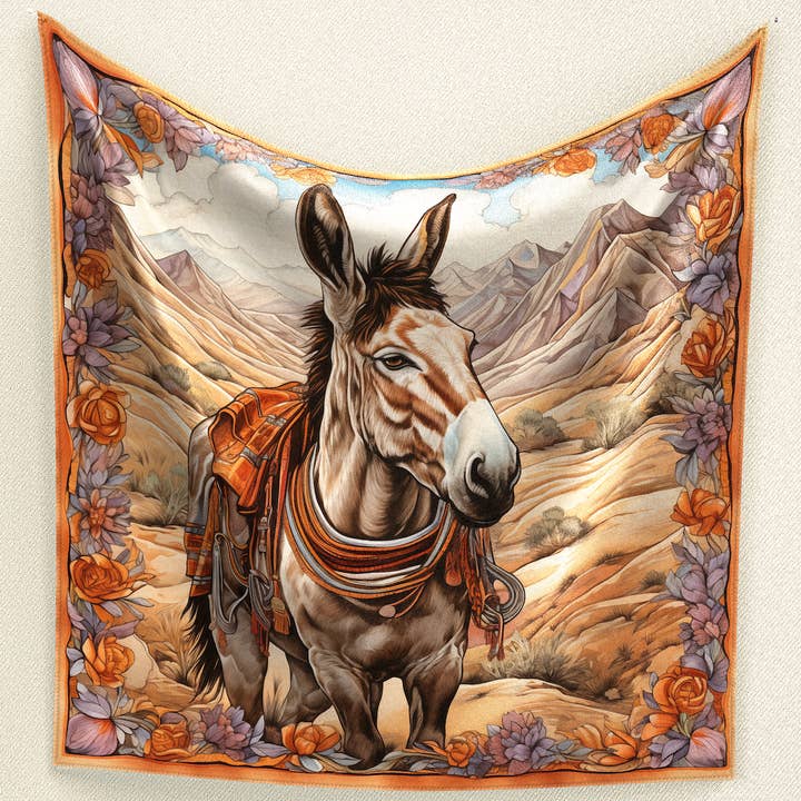 Desert Mule Harmony Wild Rag for wholesale by Eliza Singer