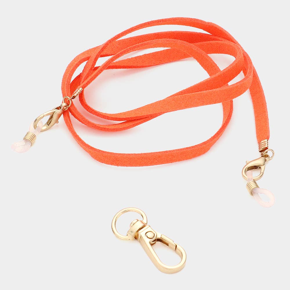 Sensibling Corp. - Wholesale Sunglasses/Eyeglasses Strap - Women's - Suede Mask Chain / Glasses Chain / I.D Holder Necklace1