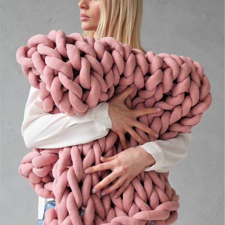woolexperts - Wholesale Throw Blanket - Chunky knit blanket Chunky Cotton Throw blanket OEKO-TEX