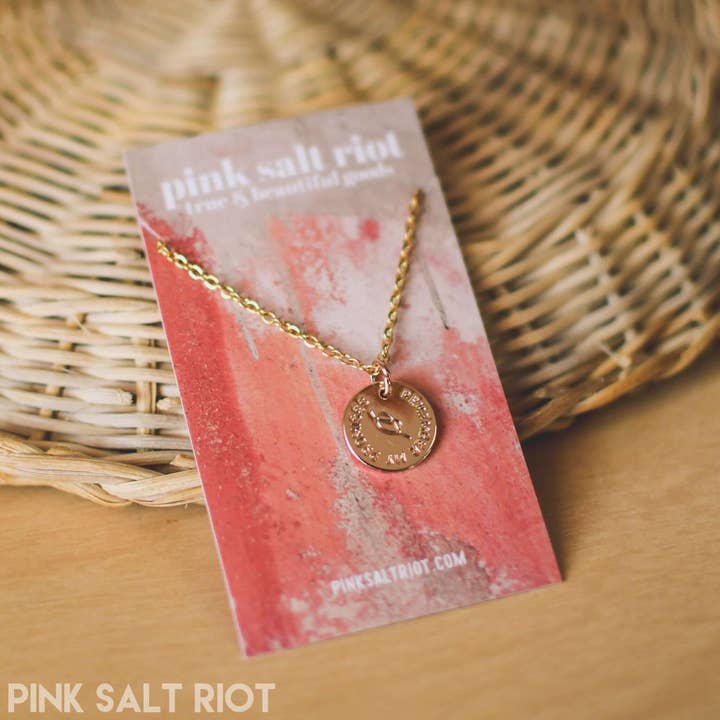 Pink Salt Riot – Großhandel Kette mit Anhänger/Charm – Erinnere dich an meine Versprechen Goldkette4