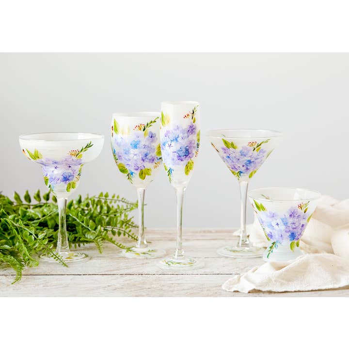 Golden Hill Studio - Wholesale Champagne Flute - Springtime in Paris Champagne Glasses