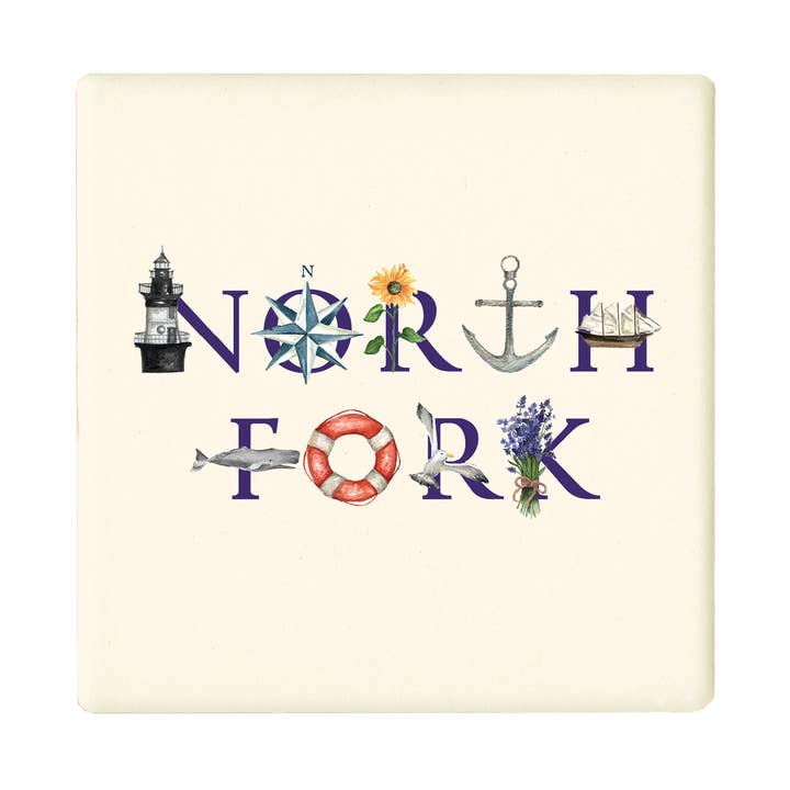 Tina Labadini Designs - Wholesale Coasters - north fork coaster0